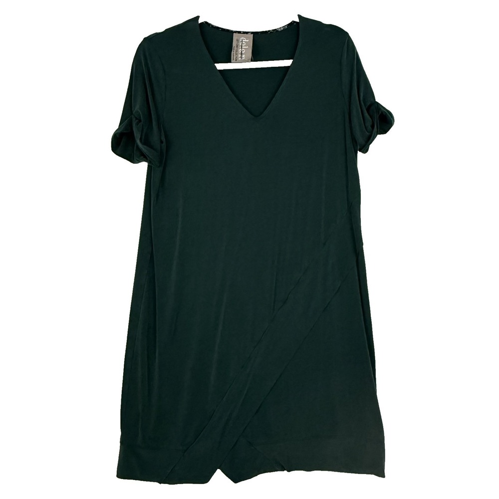 Anthropologie Dolan Left‎ Coast Collection Dress Women Small Green V-Neck